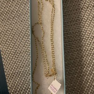 28” long Lia Sophia Gold chain necklace NWT